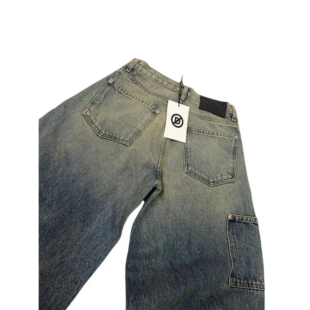 NWT! Discont'd Adult Desert Baggy Wide Leg Denim 26W x‎ 32L